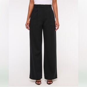 Abercrombie & Fitch Sloane Tailored Wide Leg Pant